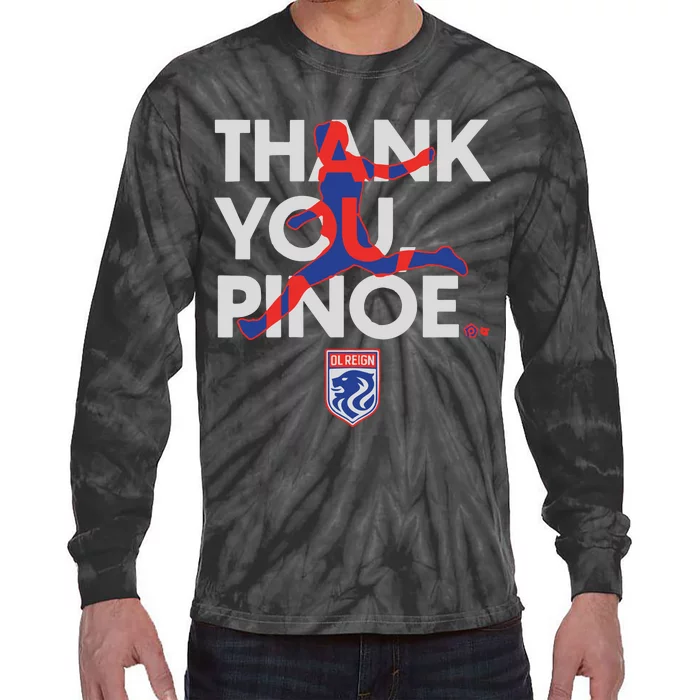 Ol Reign Megan Rapinoe Thank You Pinoe Tie-Dye Long Sleeve Shirt