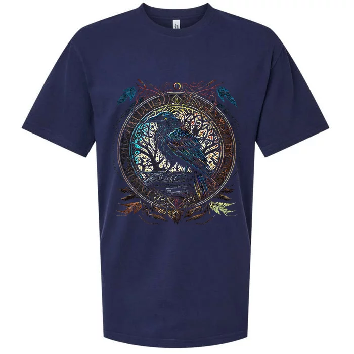 OdinS Raven Northman Valhalla Norse Mythology Sueded Cloud Jersey T-Shirt