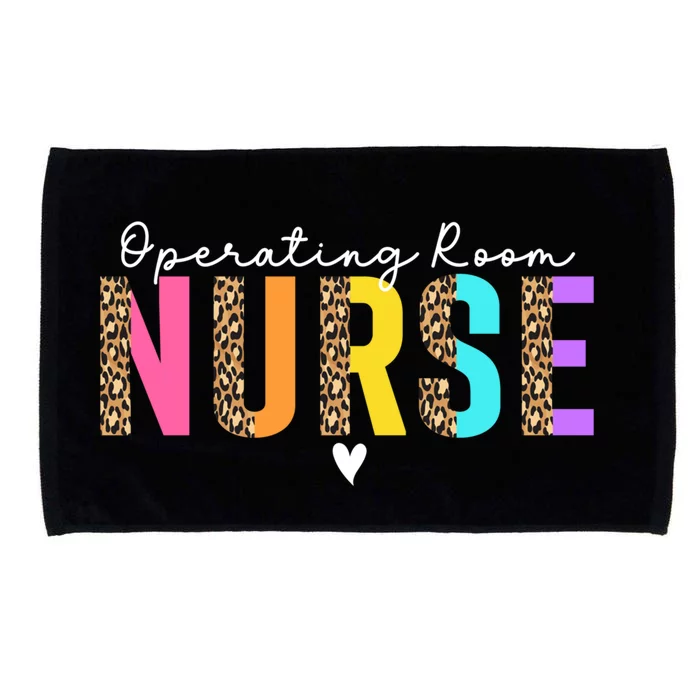 Operating Room Nurse Leopard Or Nurse Perioperative Nursing Gift Microfiber Hand Towel