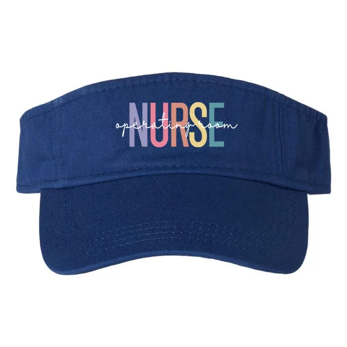 Operating Room Nurse Or Nurse Perioperative Nursing Cute Gift Valucap Bio-Washed Visor