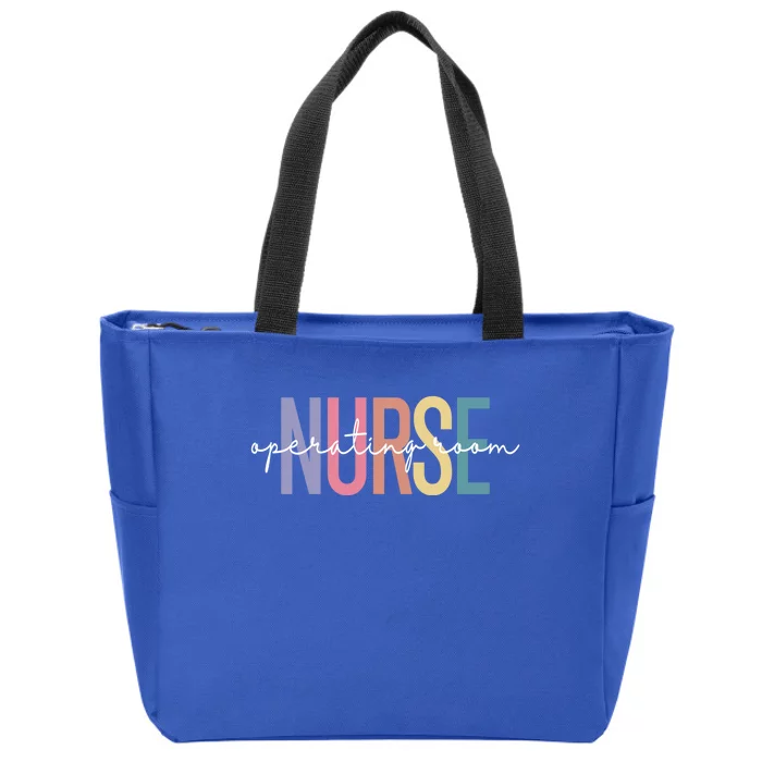 Operating Room Nurse Or Nurse Perioperative Nursing Cute Gift Zip Tote Bag