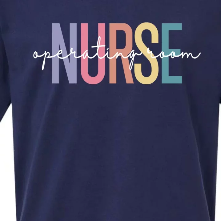 Operating Room Nurse Or Nurse Perioperative Nursing Cute Gift Sueded Cloud Jersey T-Shirt