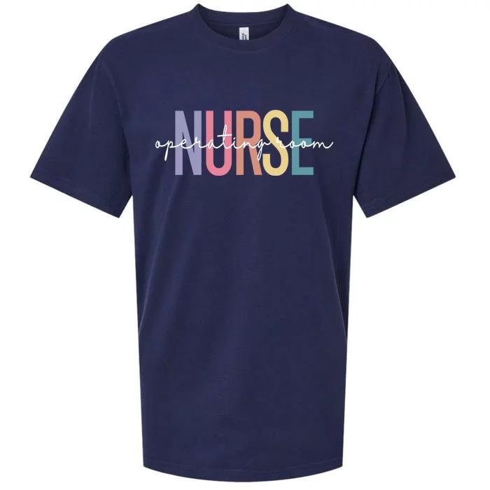 Operating Room Nurse Or Nurse Perioperative Nursing Cute Gift Sueded Cloud Jersey T-Shirt