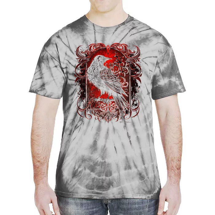 Odins Raven Northman Valhalla Norse Mythology Tie-Dye T-Shirt