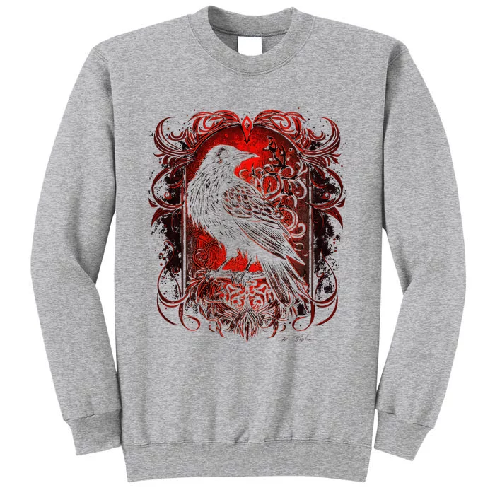 Odins Raven Northman Valhalla Norse Mythology Tall Sweatshirt