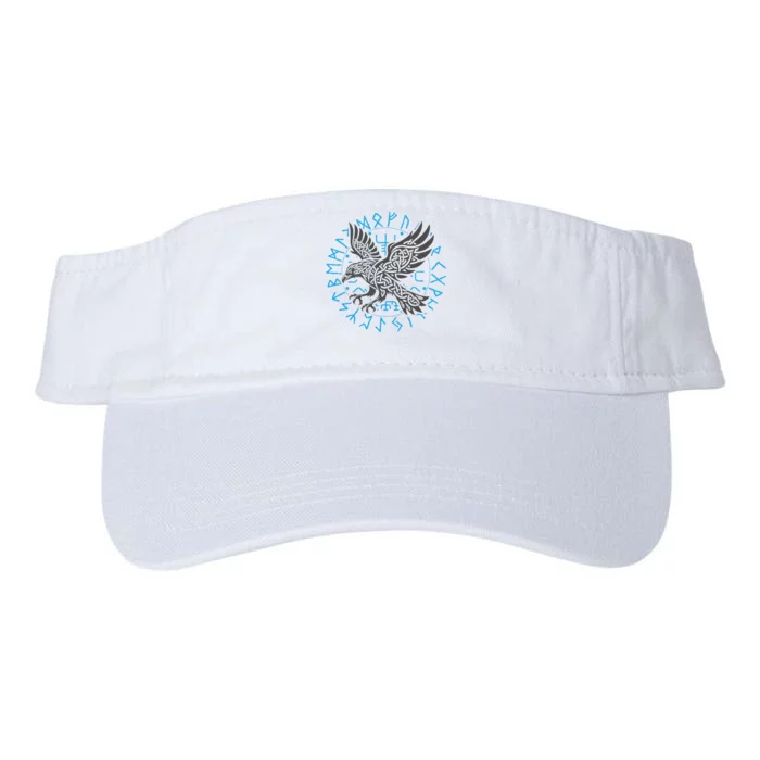 Odin’S Raven & Nordic Compass Valucap Bio-Washed Visor