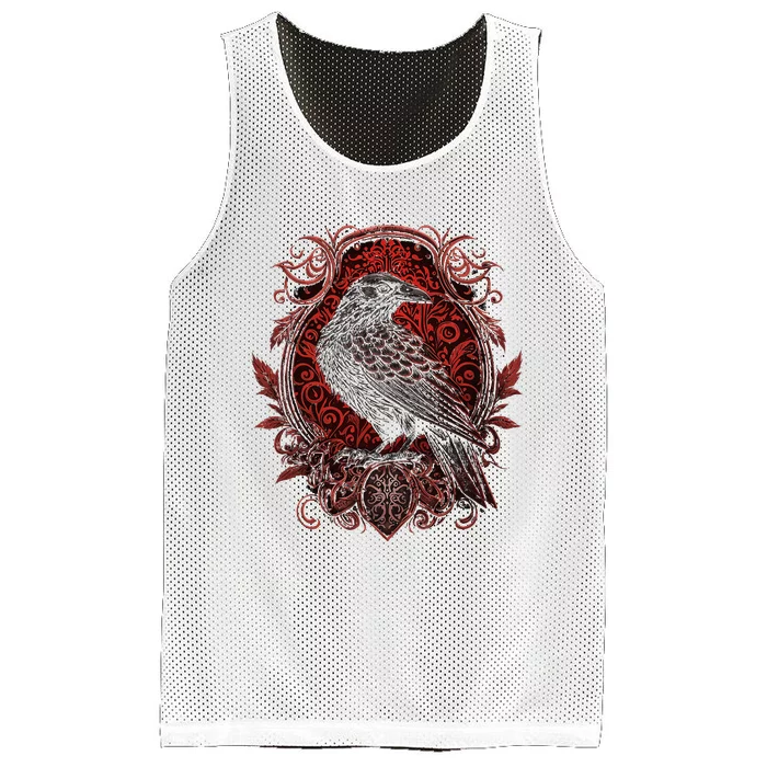 Odins Raven Northman Valhalla Norse Mythology Mesh Reversible Basketball Jersey Tank