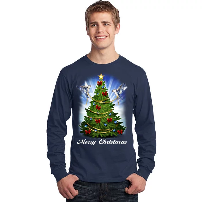 Ornament Merry Christmas Tree Tall Long Sleeve T-Shirt