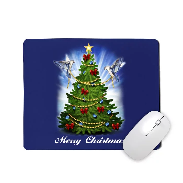 Ornament Merry Christmas Tree Mousepad