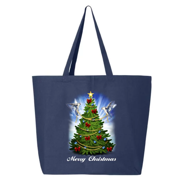 Ornament Merry Christmas Tree 25L Jumbo Tote