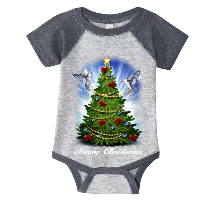 Ornament Merry Christmas Tree Infant Baby Jersey Bodysuit