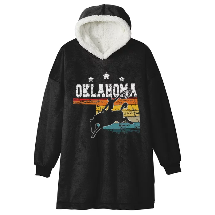 Oklahoma Rodeo Hooded Wearable Blanket