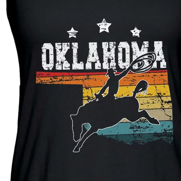 Oklahoma Rodeo Ladies Essential Flowy Tank