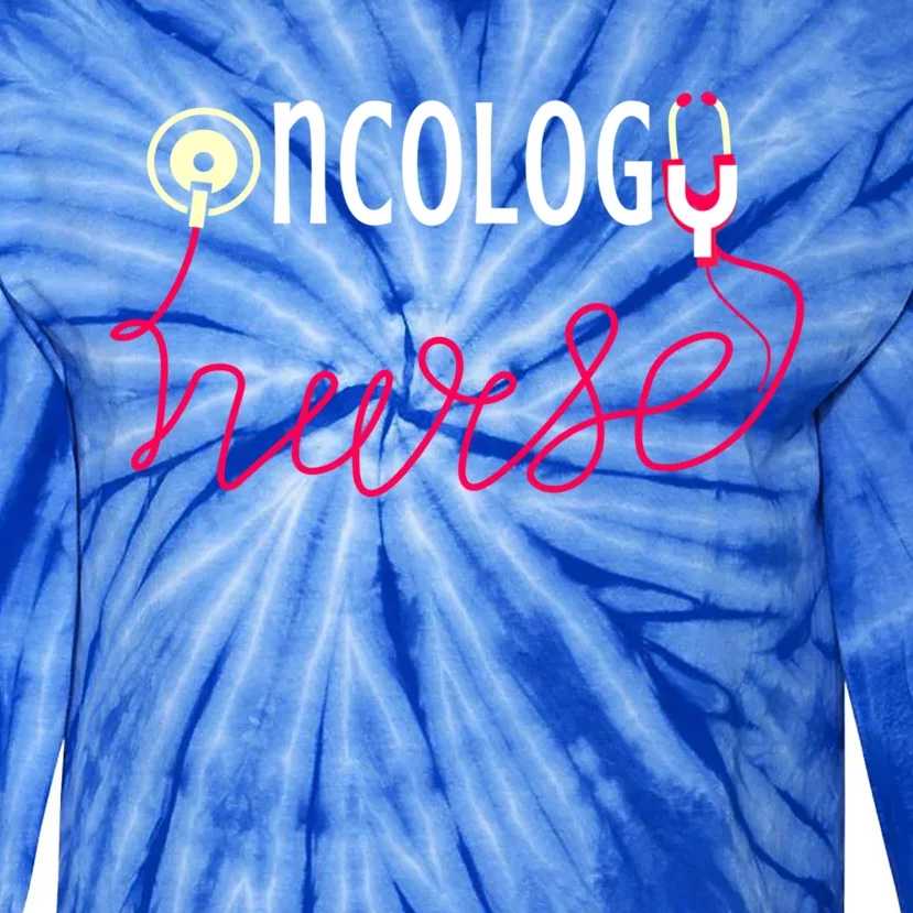 Onc Rn Oncology Appreciation Nurse Great Gift Tie-Dye Long Sleeve Shirt