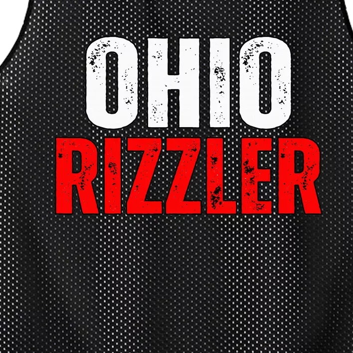 Ohio Rizzler Ohio Rizz Funny Ironic Mesh Reversible Basketball Jersey Tank