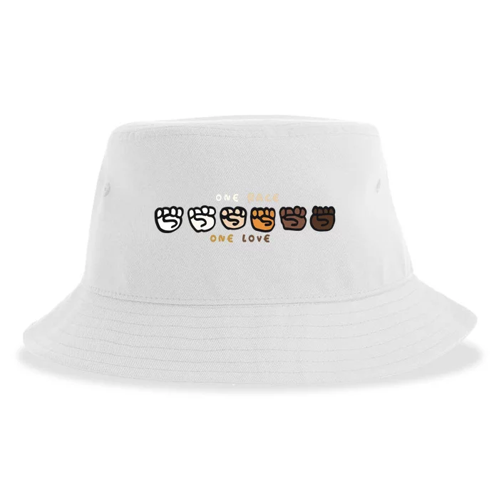 One Race One Love Sustainable Bucket Hat