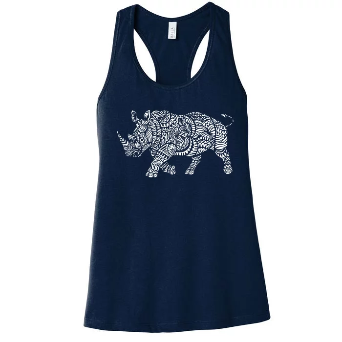 Ornamental Rhino Women's Racerback Tank