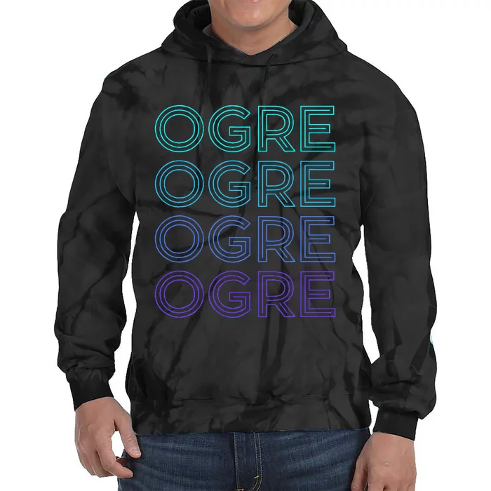 Ogre Retro Tie Dye Hoodie