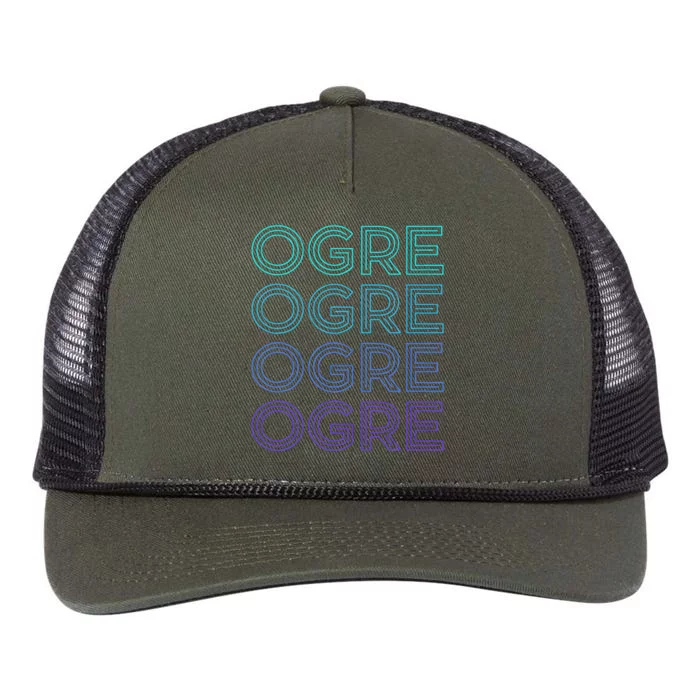 Ogre Retro Retro Rope Trucker Hat Cap