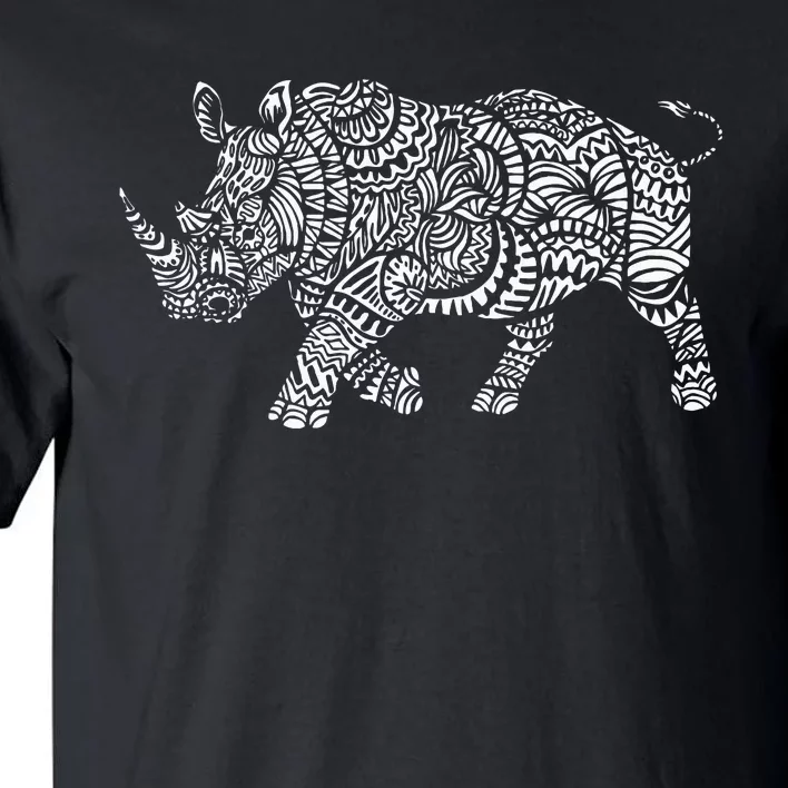 Ornamental Rhino Tall T-Shirt