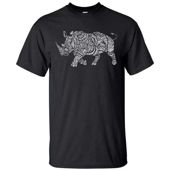 Ornamental Rhino Tall T-Shirt