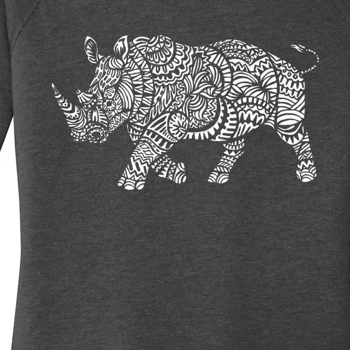 Ornamental Rhino Women's Perfect Tri Tunic Long Sleeve Shirt