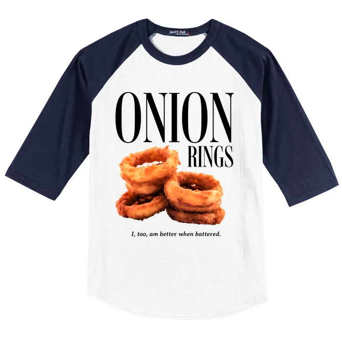 Onion Rings Baseball Sleeve Shirt