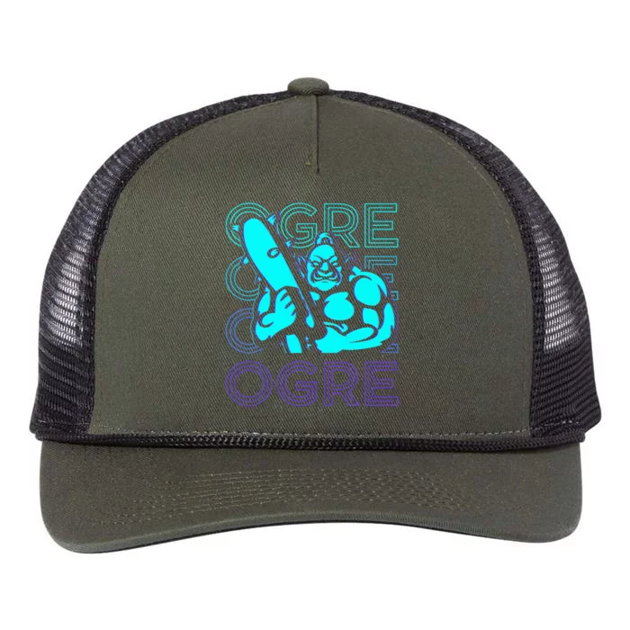 Ogre Retro Retro Rope Trucker Hat Cap