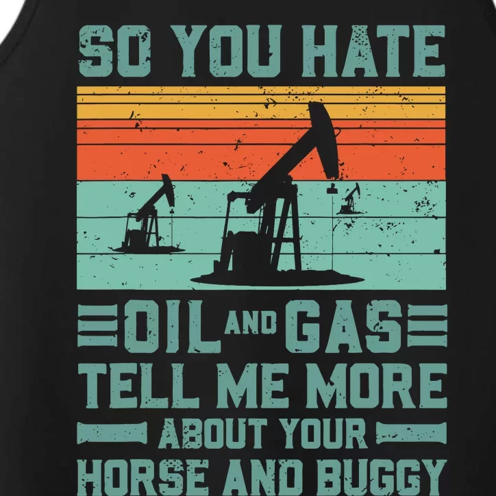 Oil Rig Oil Field Worker Gifts Performance Tank