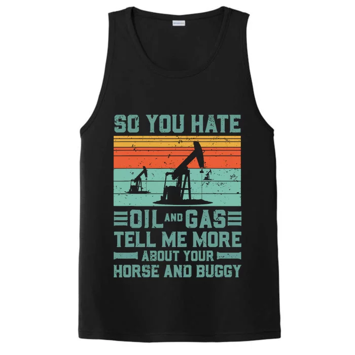 Oil Rig Oil Field Worker Gifts Performance Tank