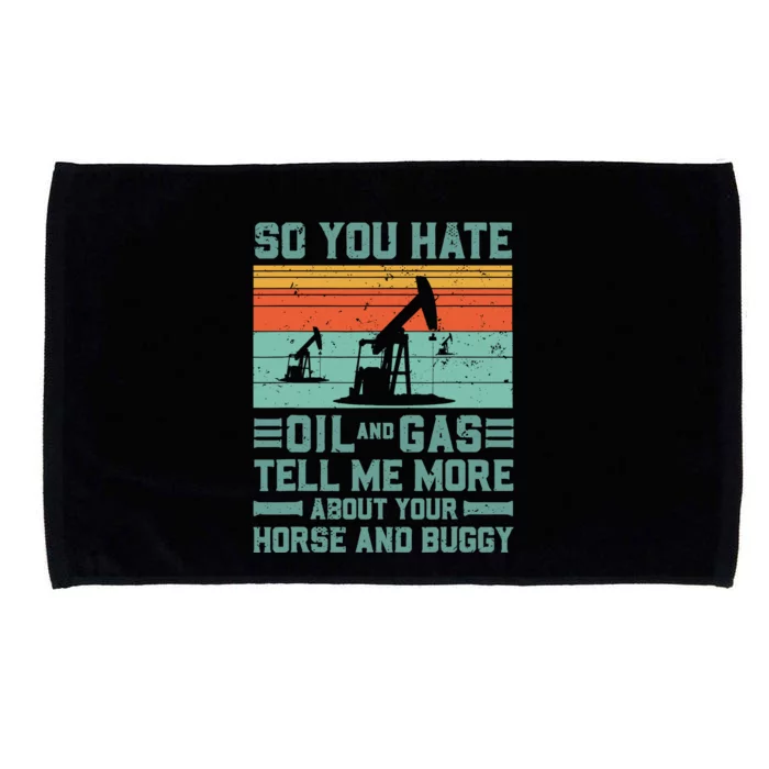 Oil Rig Oil Field Worker Gifts Microfiber Hand Towel