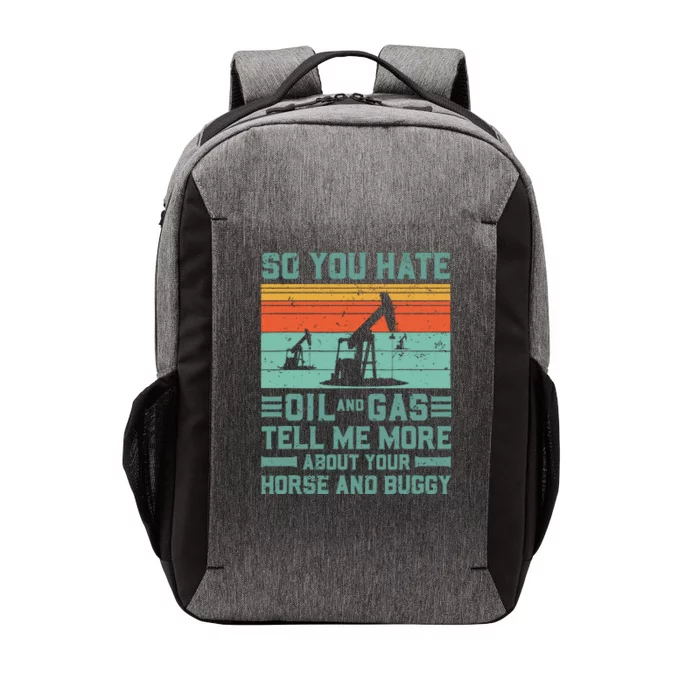 Oil Rig Oil Field Worker Gifts Vector Backpack