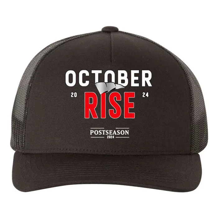 October Rise Postseason 2024 Yupoong Adult 5-Panel Trucker Hat