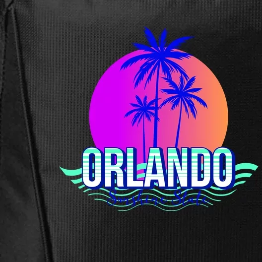 Orlando Retro Palm Trees Sunshine State City Backpack