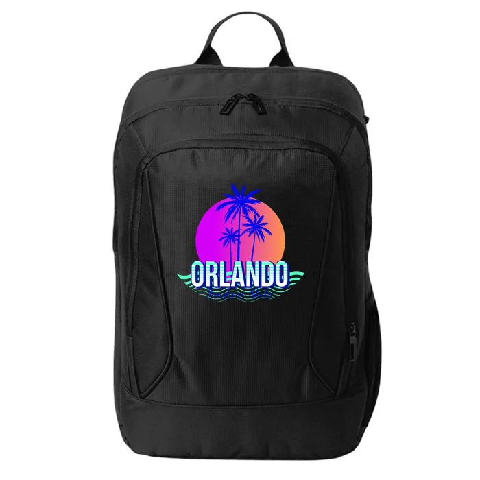 Orlando Retro Palm Trees Sunshine State City Backpack