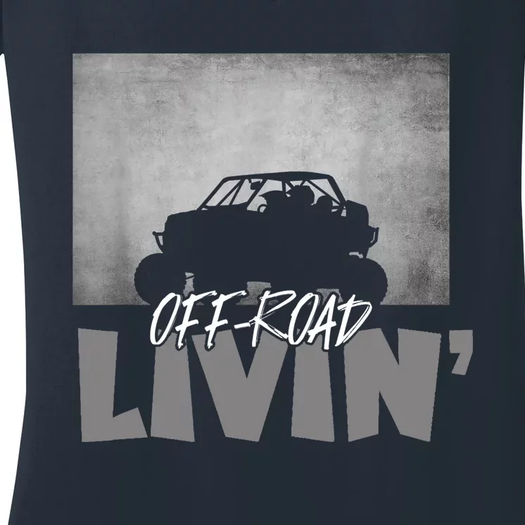 Off Road Quad ATV - Off Road Quad ATV Women's V-Neck T-Shirt