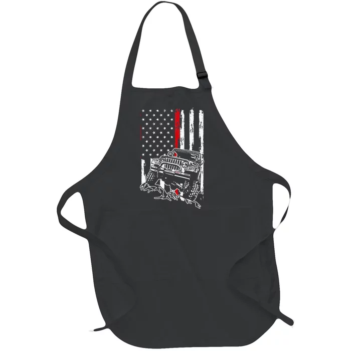 Off Roading Quad Atv Apparel Off Road Quad Atv Full-Length Apron With Pocket