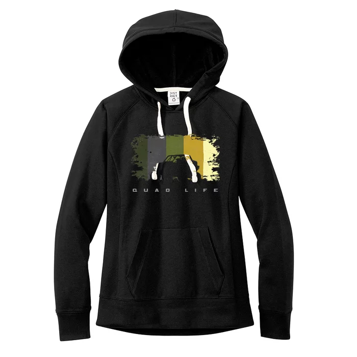 Off Road Quad Atv Apparel Off Road Quad Atv Women's Fleece Hoodie