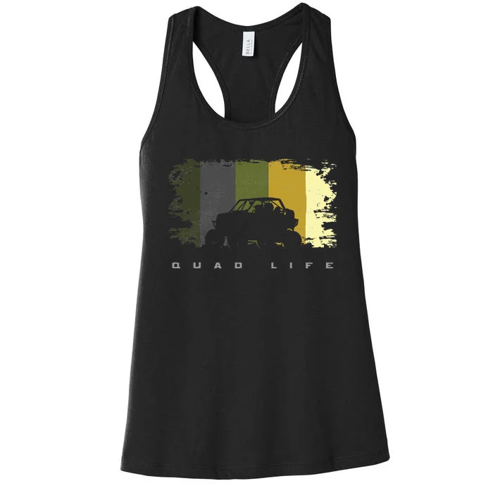 Off Road Quad Atv Apparel Off Road Quad Atv Women's Racerback Tank