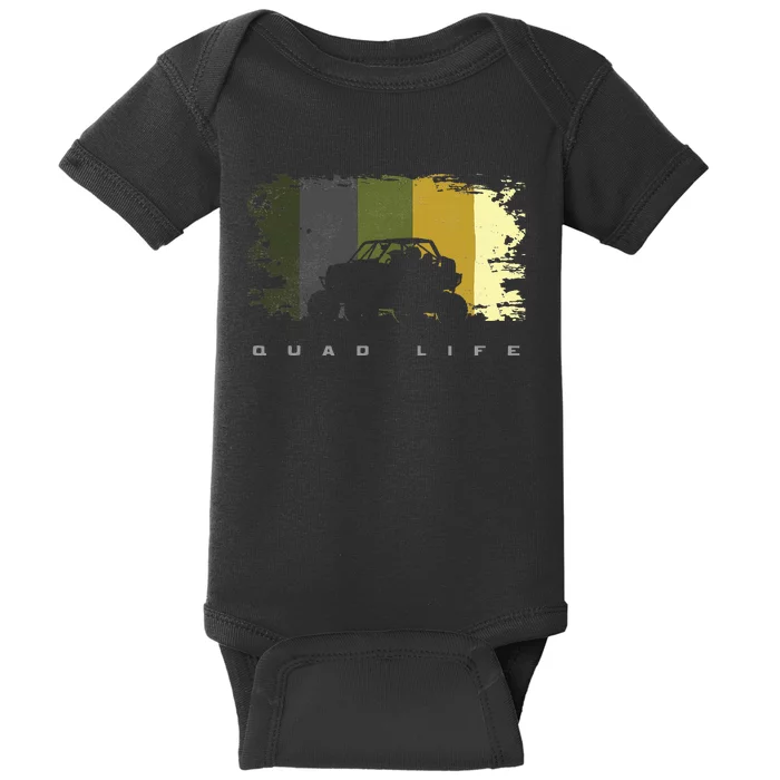 Off Road Quad Atv Apparel Off Road Quad Atv Baby Bodysuit