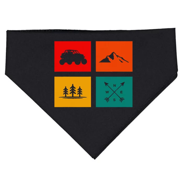 Off Road Quad Atv Apparel Off Road Quad Atv USA-Made Doggie Bandana