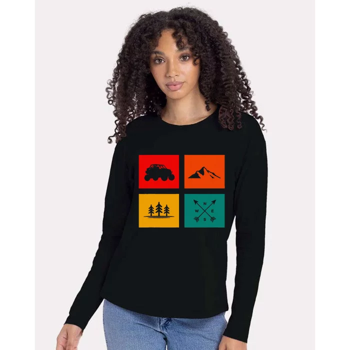 Off Road Quad Atv Apparel Off Road Quad Atv Womens Cotton Relaxed Long Sleeve T-Shirt