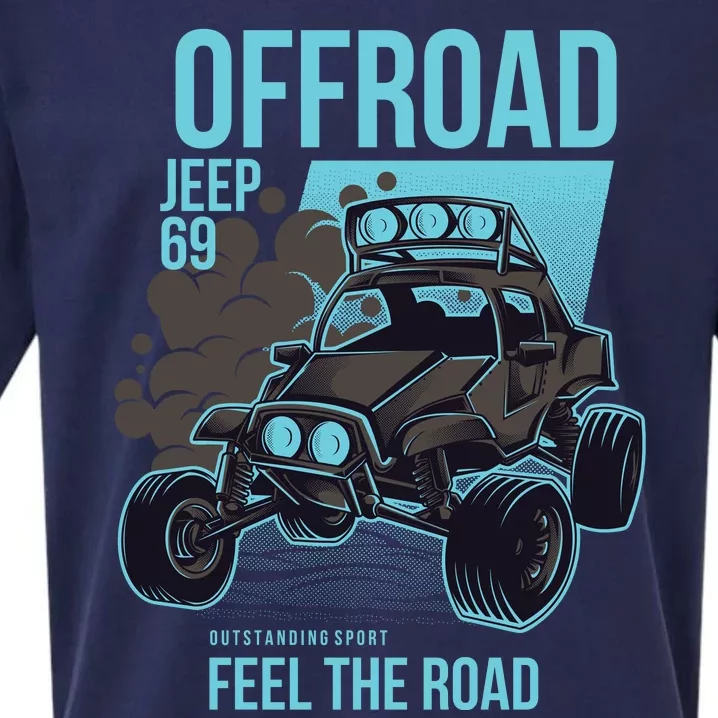 Off Road Racing Design Sueded Cloud Jersey T-Shirt