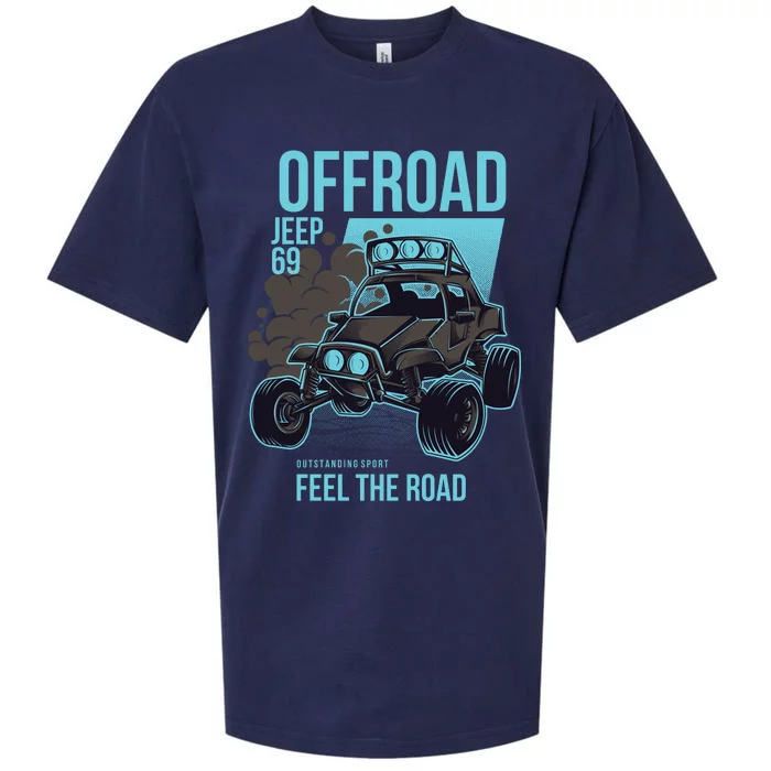 Off Road Racing Design Sueded Cloud Jersey T-Shirt