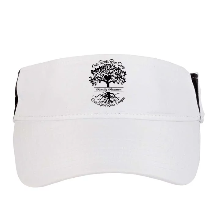 Our Roots Run Deep Our Love Runs Deeper Family Reunion 2024 Adult Drive Performance Visor