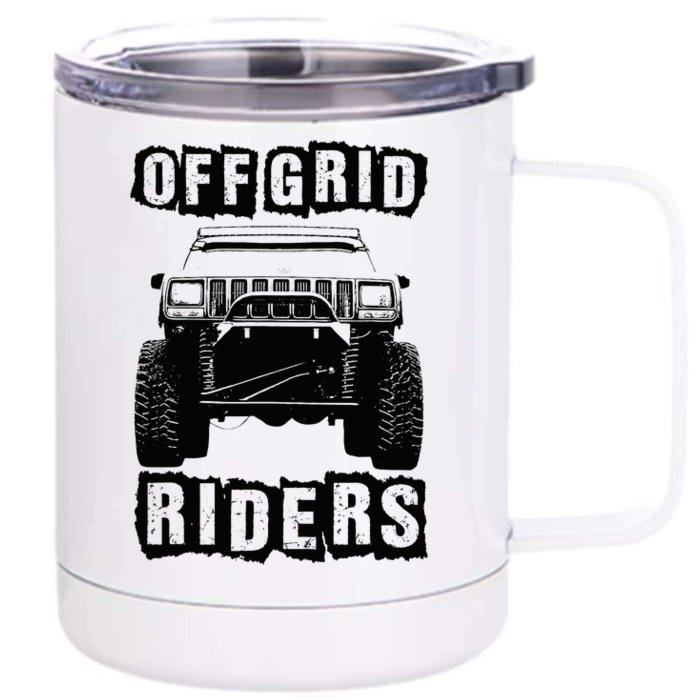 Off Road Rock Crawling Xj Front & Back 12oz Stainless Steel Tumbler Cup