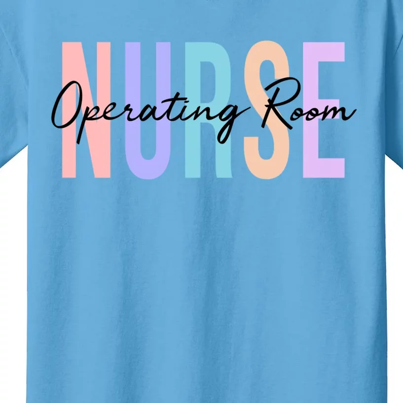 Operating Room Registered Nurse Hospital Rn Staff Meaningful Gift Kids T-Shirt