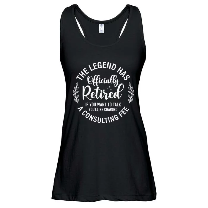 Officially Retired , Retirement Gift Ladies Essential Flowy Tank