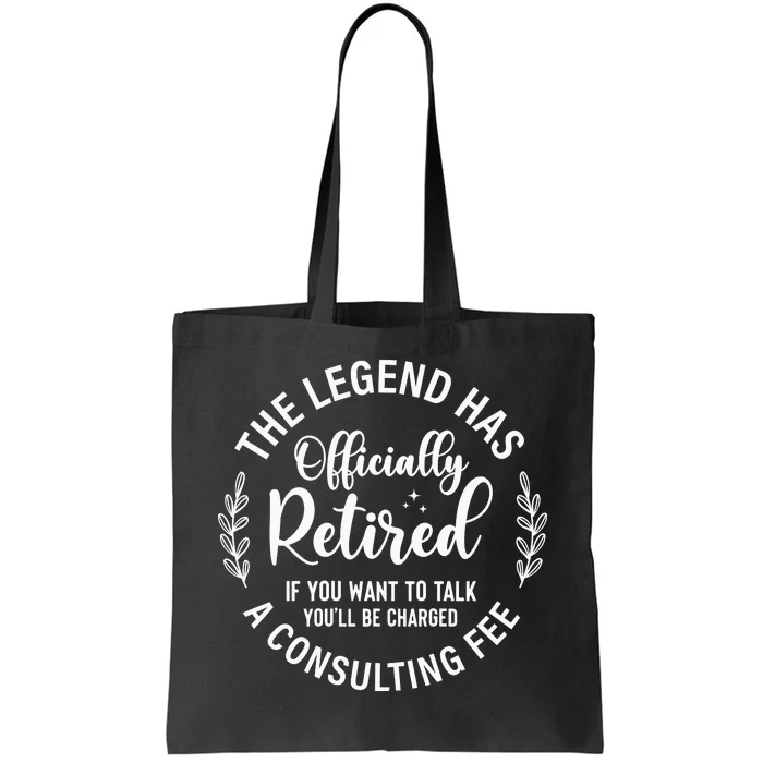 Officially Retired , Retirement Gift Tote Bag