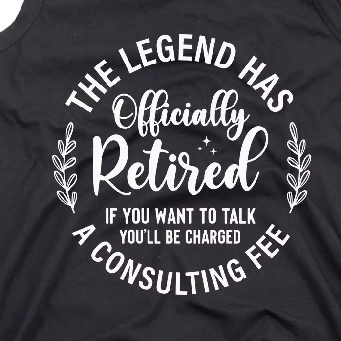 Officially Retired , Retirement Gift Tank Top